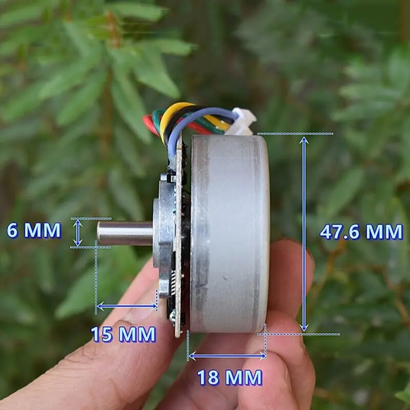 미니 48mm BL4825O 12V 14.4V 24V 4000RPM BLDC 브러시리스 모터 근막 총용 고 토크 가역 PWM 속도 조절