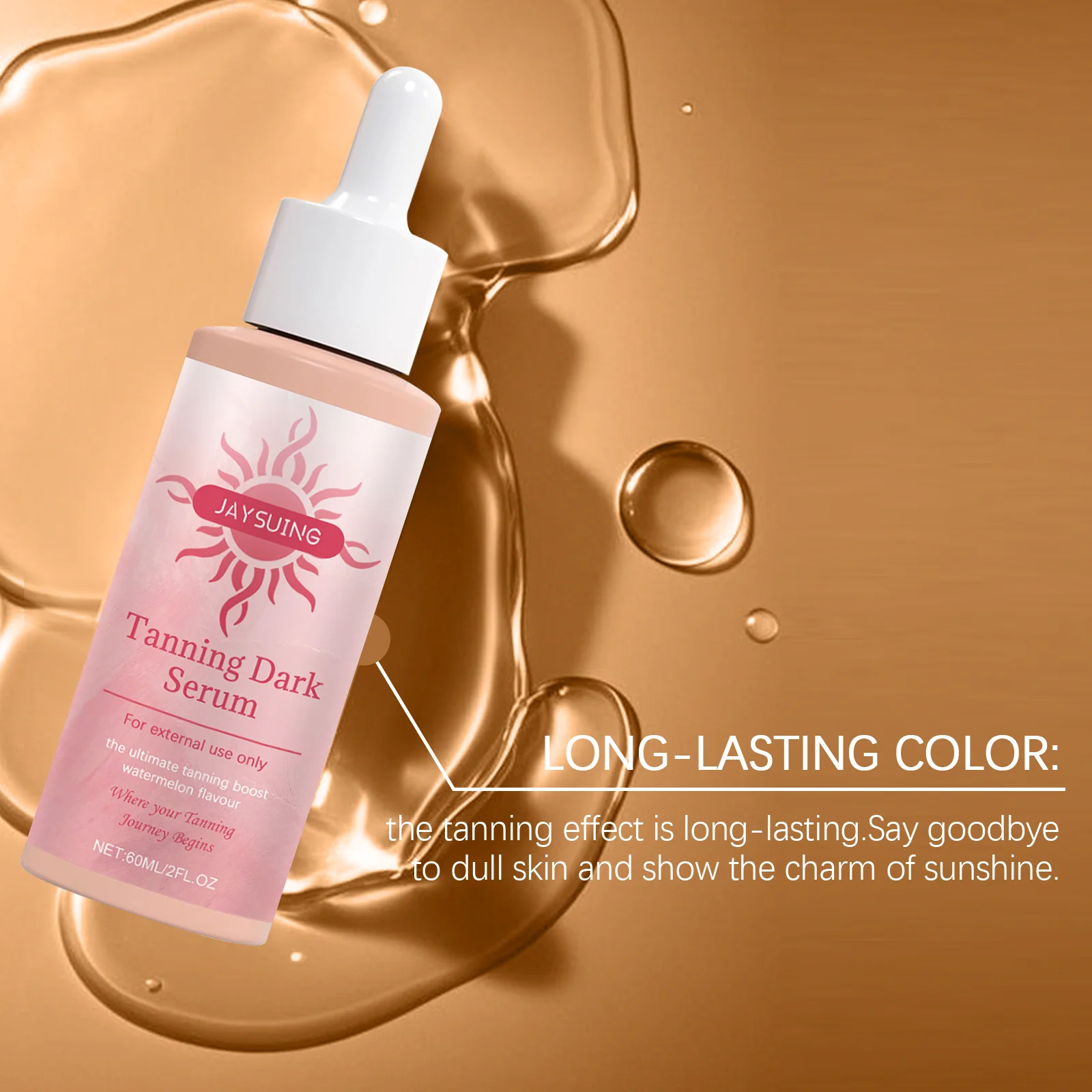 Self Tanning Drops Face Tan Boosting Color Correcting Water-Resistant Moisture Gradual Glow Bronzing Tanner Instant Tan Enhancer