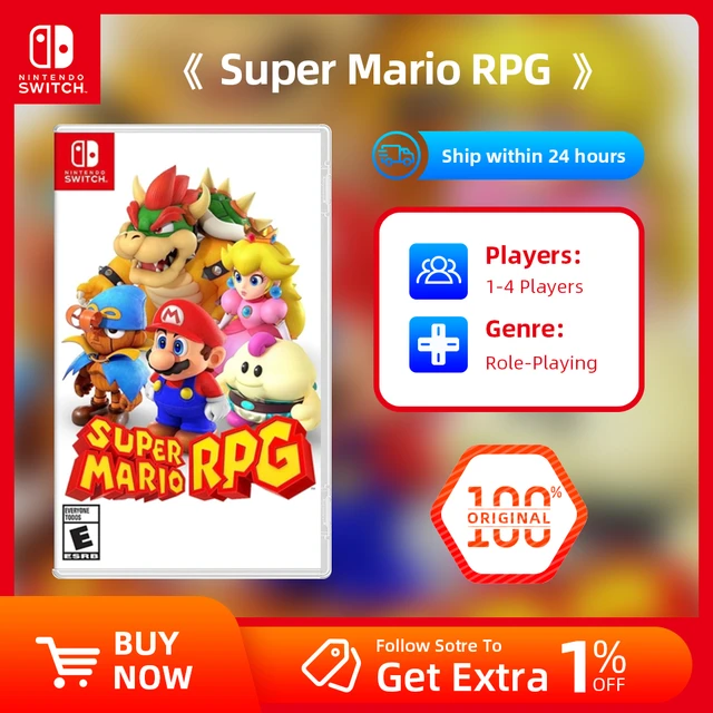 Nintendo Switch Game Deals - Super Mario RPG - Games Physical