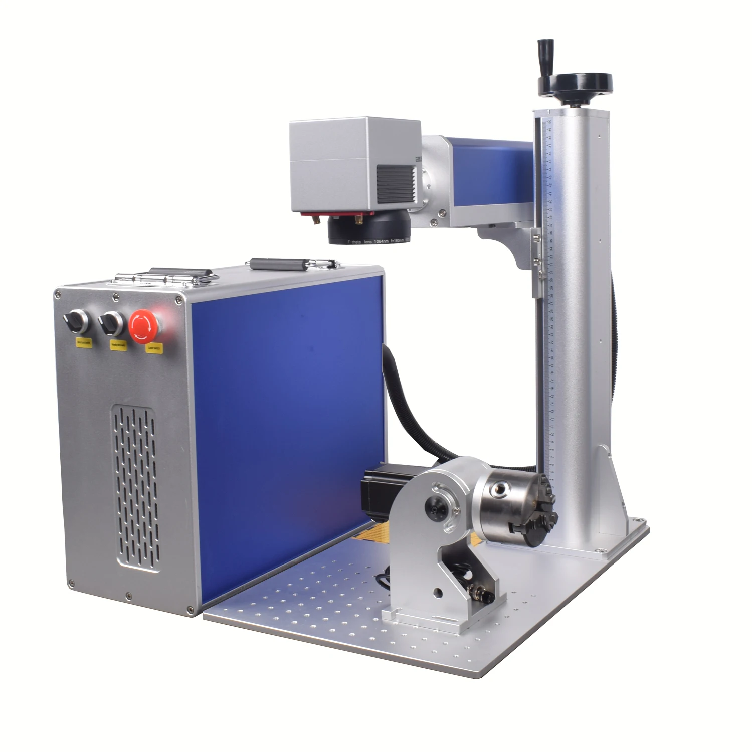 JPT MOPA E2 200W Luftgekühlte Tragbare Faserlaser-Markiermaschine & JCZ Software Metallring-Gravur Ohne Substratbeschädigung – Detail 19