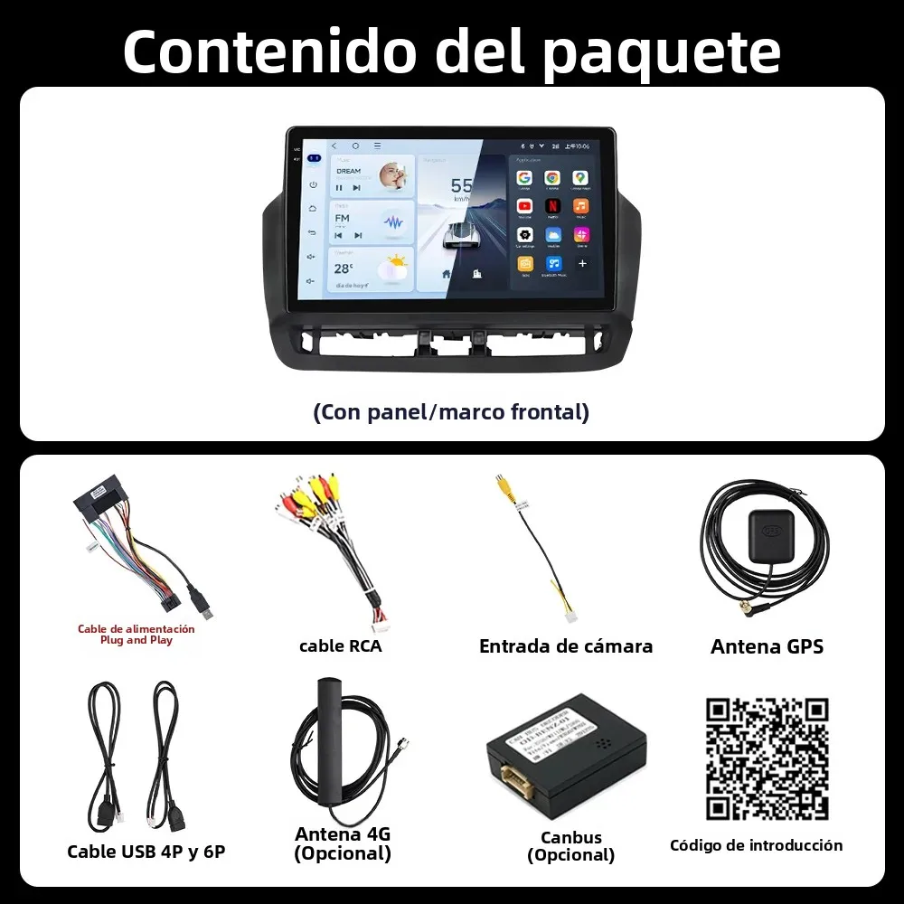 Pantalla Táctil con Laminación Completa para Seat Ibiza 2012-2015, Radio Android 15 para Auto, Reproductor Multimedia de Video, 5G WIFI, BT, GPS, Navegación 5