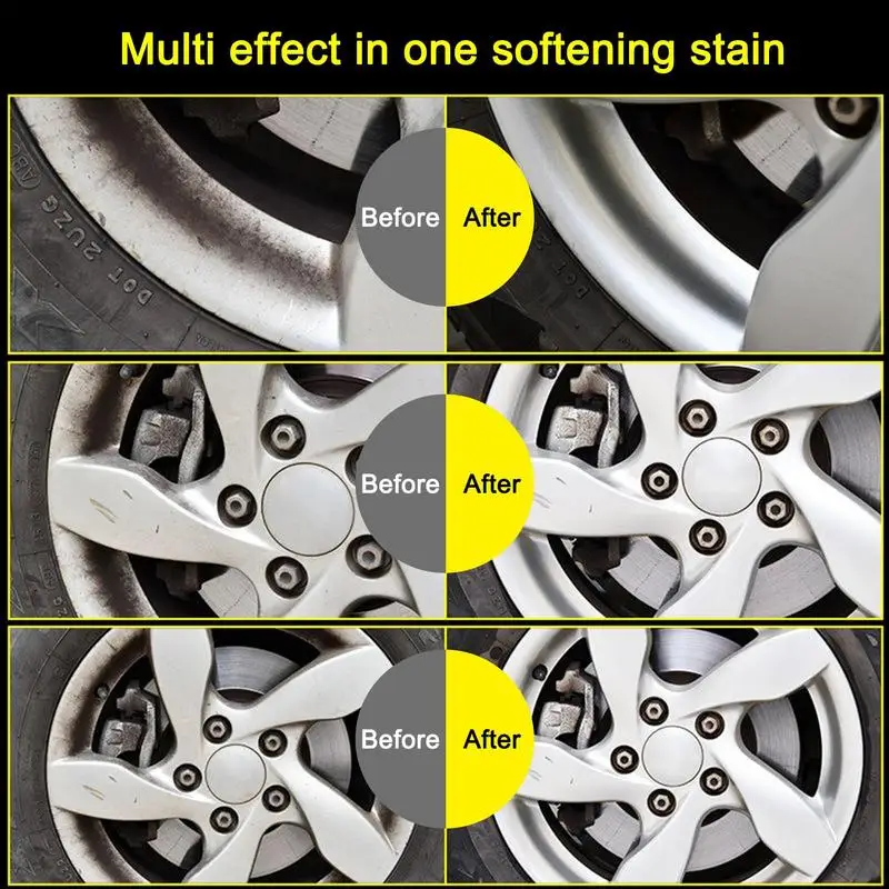 Rust Remover For Car 300ml Metal Restorer Car Wheel Cleaner Long-Lasting Anti Rust Inhibitor Rustout Instant Remover