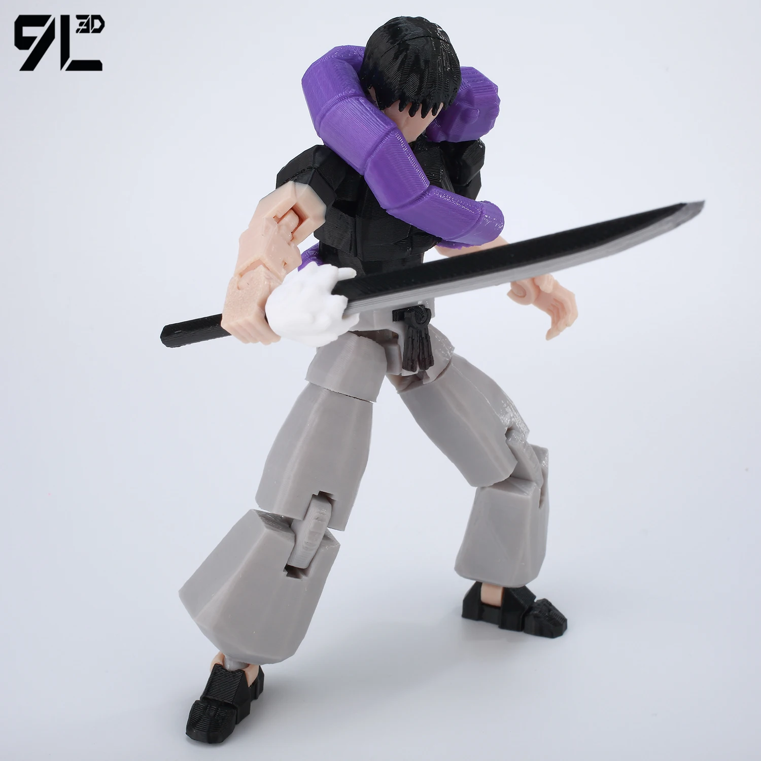 9L3D Gedruckt Jujutsu Kaisen Fushiguro Toji Anime Multi-Gelenk Shapeshift Spielzeug Action-figuren Mannequin Modell Ornamente Geschenk Spielzeug – Detail 22