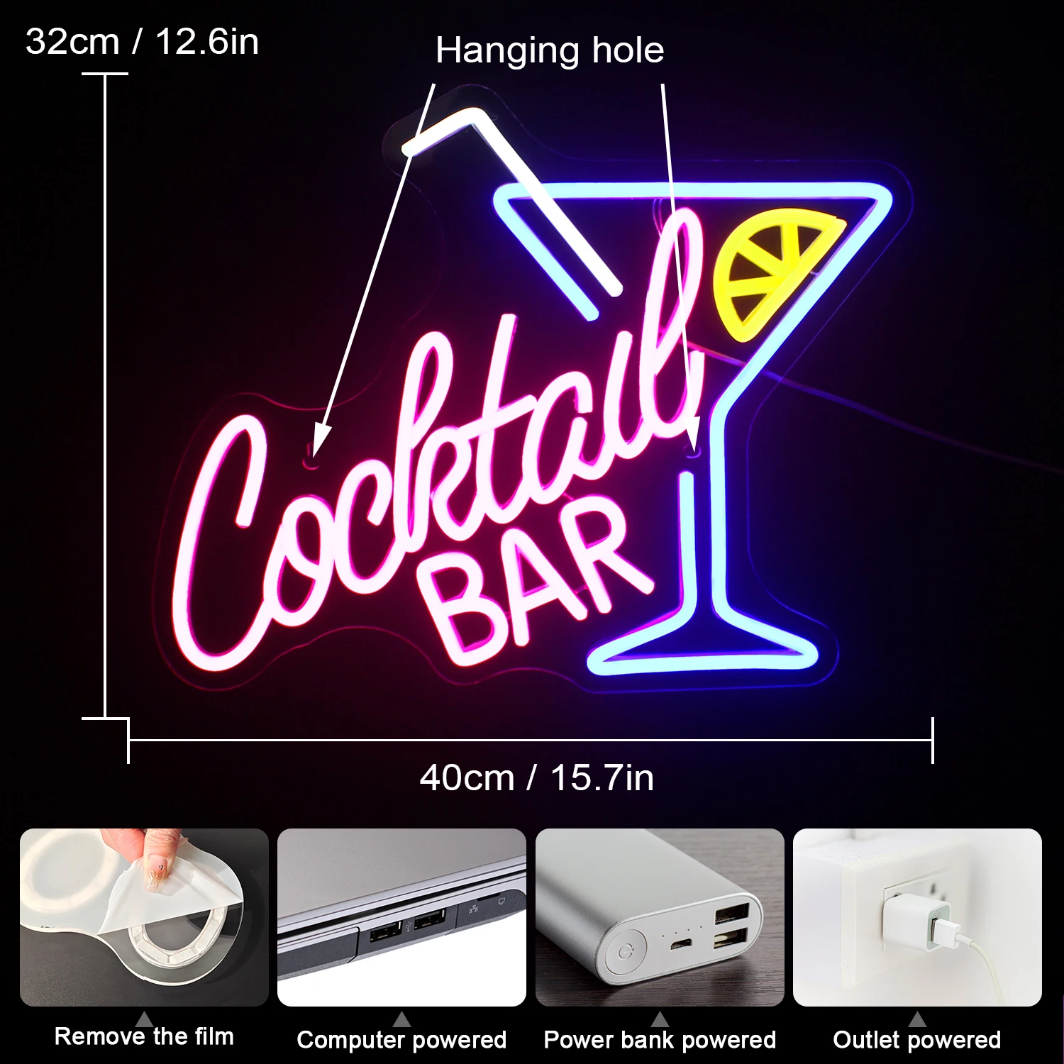 Cocktail Bar LED Neon Sign 5 | Cocktail Bar LED Neon Sign 5