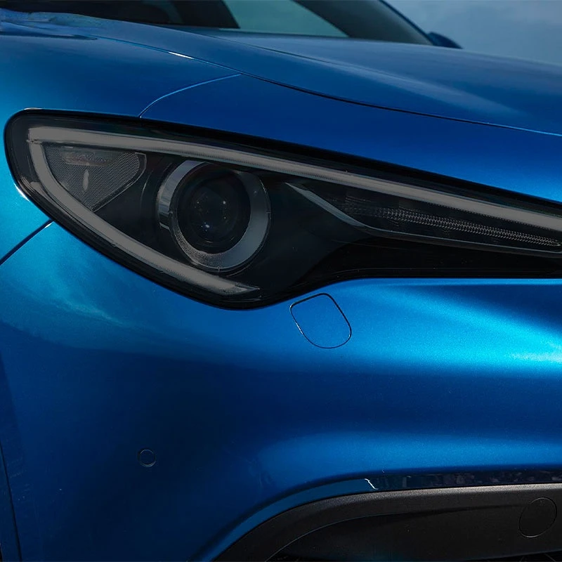 자동차 헤드 라이트 보호 필름 프론트 라이트 투명 훈제 블랙 TPU 스티커 Alfa Romeo Stelvio 949 2017-On 2020 2021 2022
