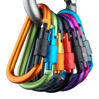 Carabiner Clips with Screw Gate 1