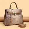 2025 Premium Women's Solid Color Shopper Bag - Designer Leather Crossbody With Parisian-Inspired Hardware 1