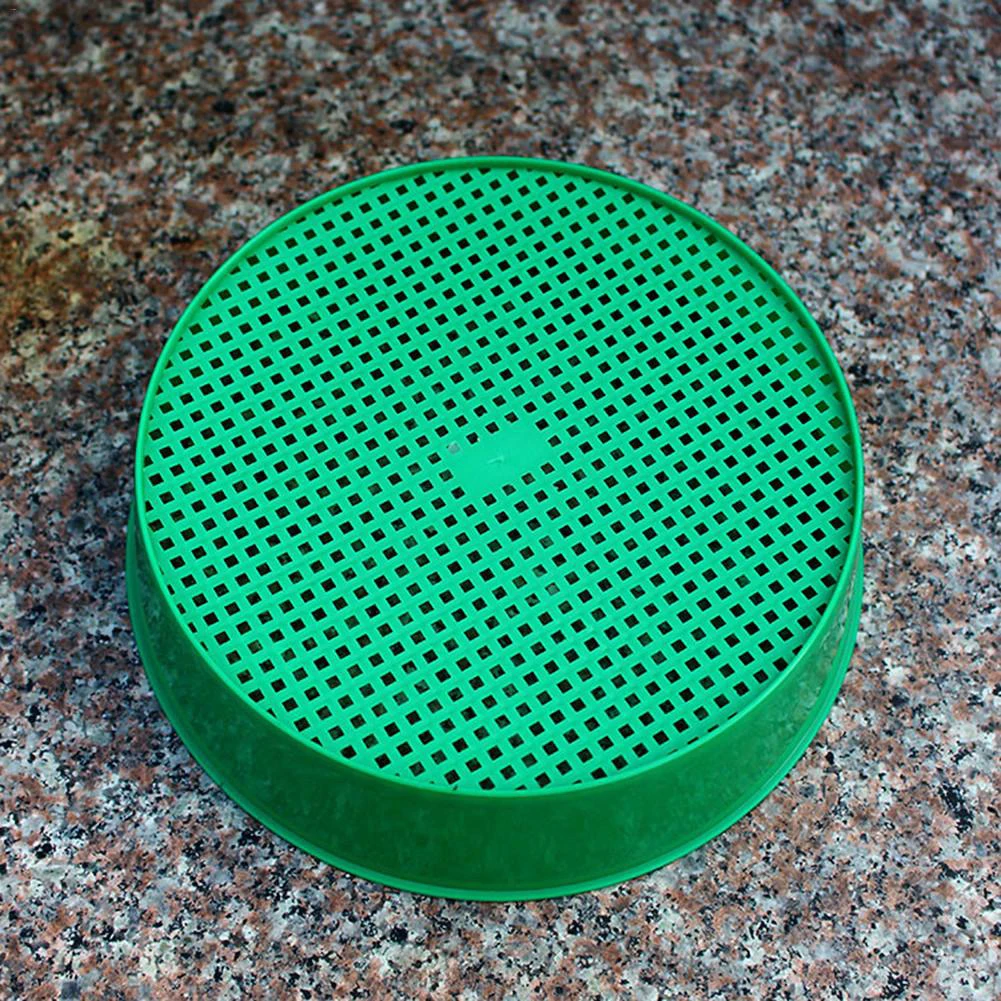 Garden Soil Filter Home Garden Tool Fine Mesh Soil Sieve Mining Sand Sifter Sieve for Plant Stone Sifting