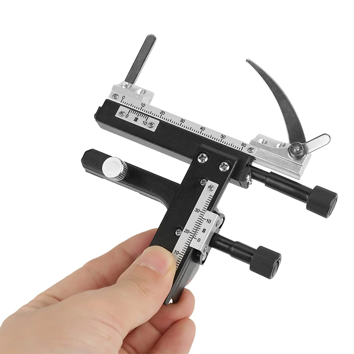 Microscope Moveable Stage Caliper Scale Attachable Mechanical Stage X-Y High-precision Vernier Biological