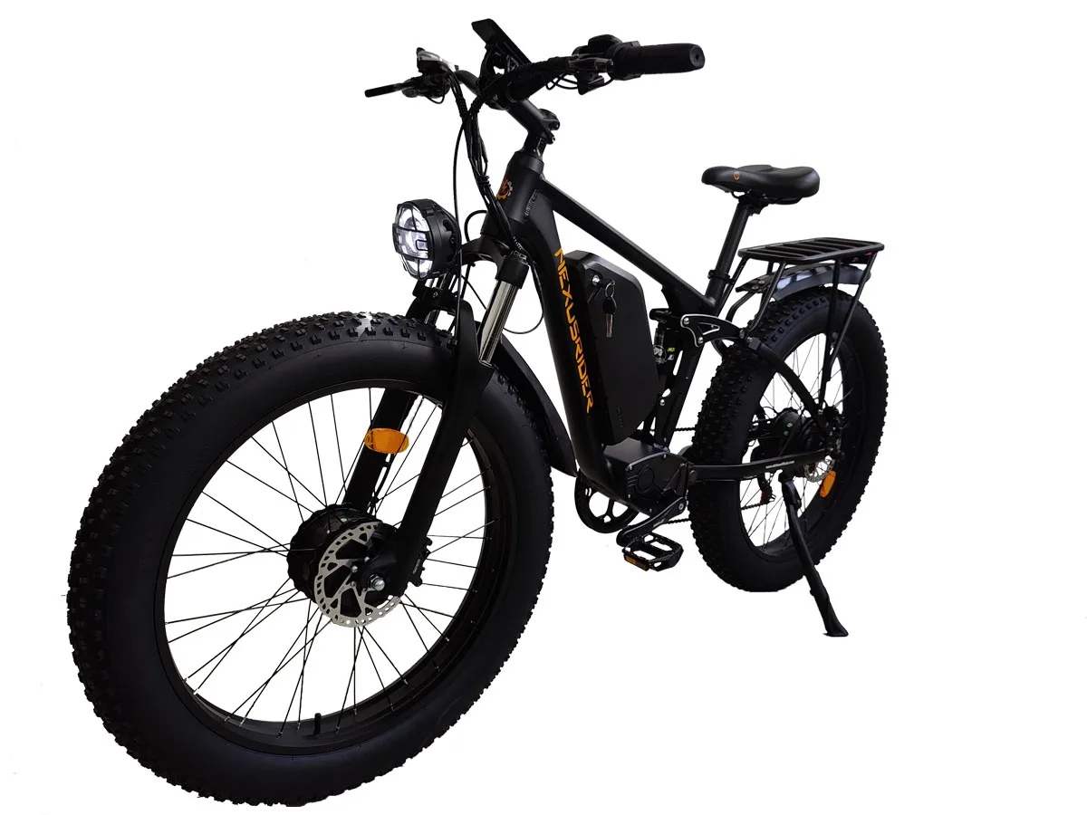 (US Stock) Nexusrider TrailBlazer Dual Motors Electric Bike 2000W 48V 22.4AH Hydralic Disc Brake With Motor Switch