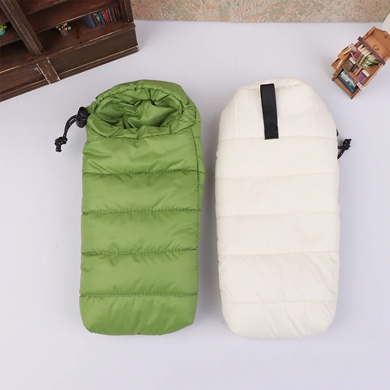Doll Simulation Sleeping Bag Dollhouse Bedroom Furniture Toys Dollhouse Outdoor Camping Scene Decoration Accessories miniature figurines,miniature ornament,miniature house kit