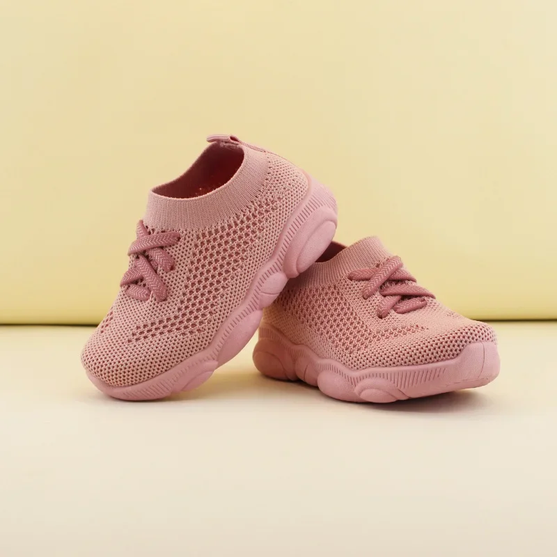 Baby Shoes Children Sports Shoes Girl 1 To 6 Years Toddler Boy Sneakers Breathable Kint Upper Slip On