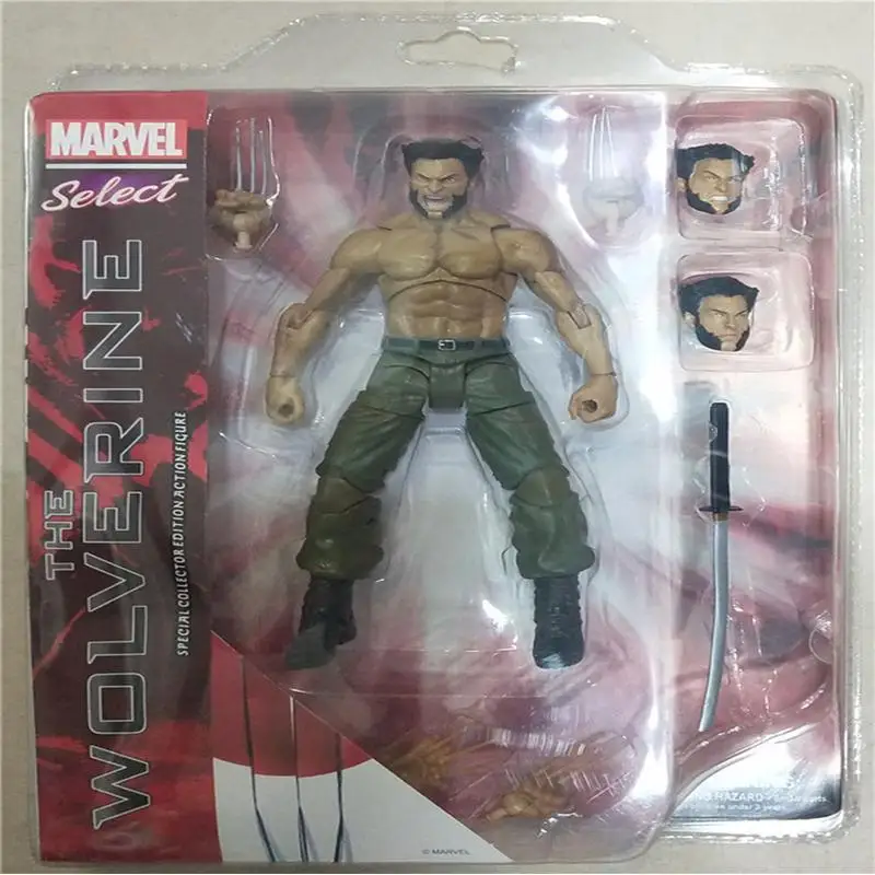 Экшн-фигурка героя из аниме Росомаха Марвел ПВХ модель X-men комикс герой Джеймс