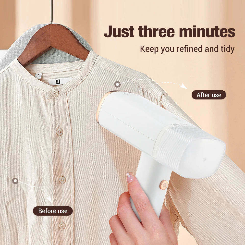 1000W Handheld Mini Steam Iron For Clothes Mite Removal Portable Fast-Heat Household Fabric Garment Steamer Home Travel