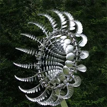 2021 neue Einzigartige Und Magische Metall Windmühle Outdoor Wind Spinner Wind Fänger Hof Terrasse L Granne Garten Dekoration