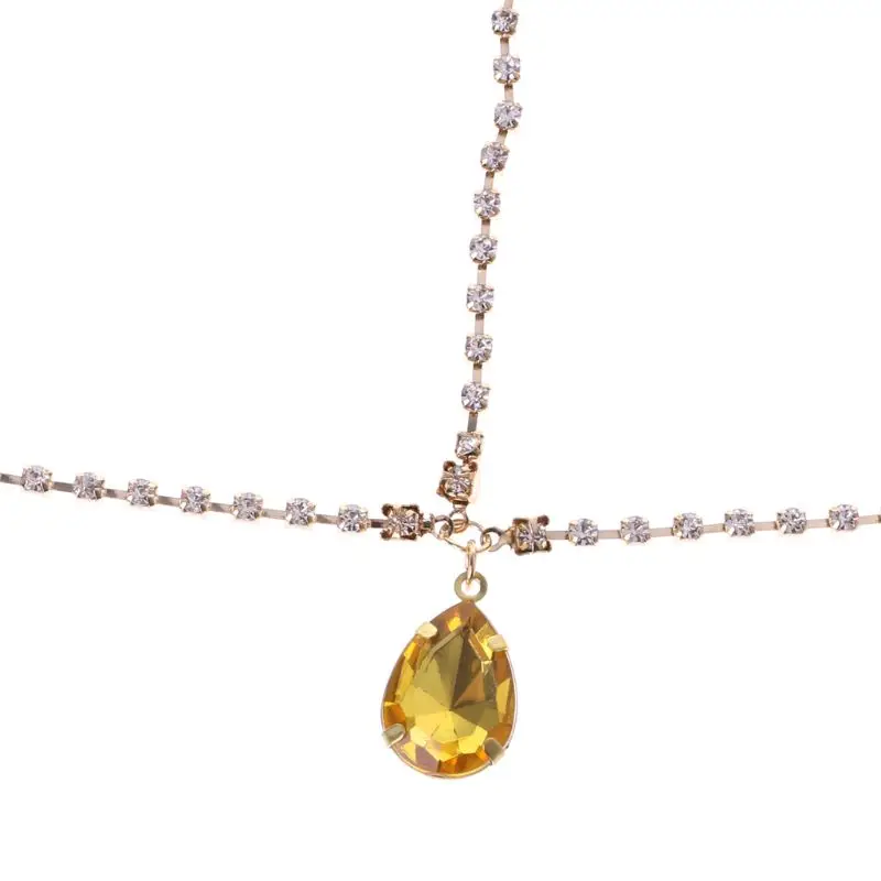 Women Fashion Metal for Rhinestone for Head Chain Jewelry Headband Head Piec