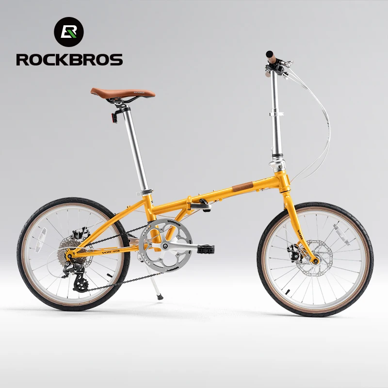 Rockbros-大人用折りたたみ自転車,軽量,20インチ,Shimano, 8速 