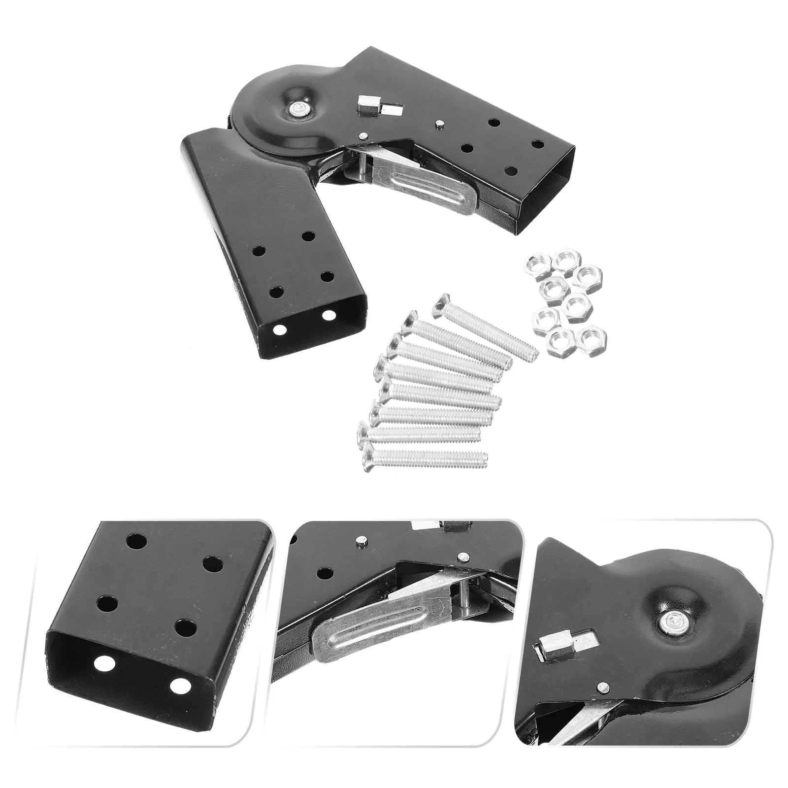 Conector de bisagra Trapezoidal de alta resistencia, Hardware de bisagra de aleaciรณn de aluminio, piezas de paso ligeras