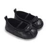 Cute Baby Patent Leather First Walker Shoes for Girl 2024 Infant Newborn Spring Autumn Bow Princess Dress No-Slip Shoes 1