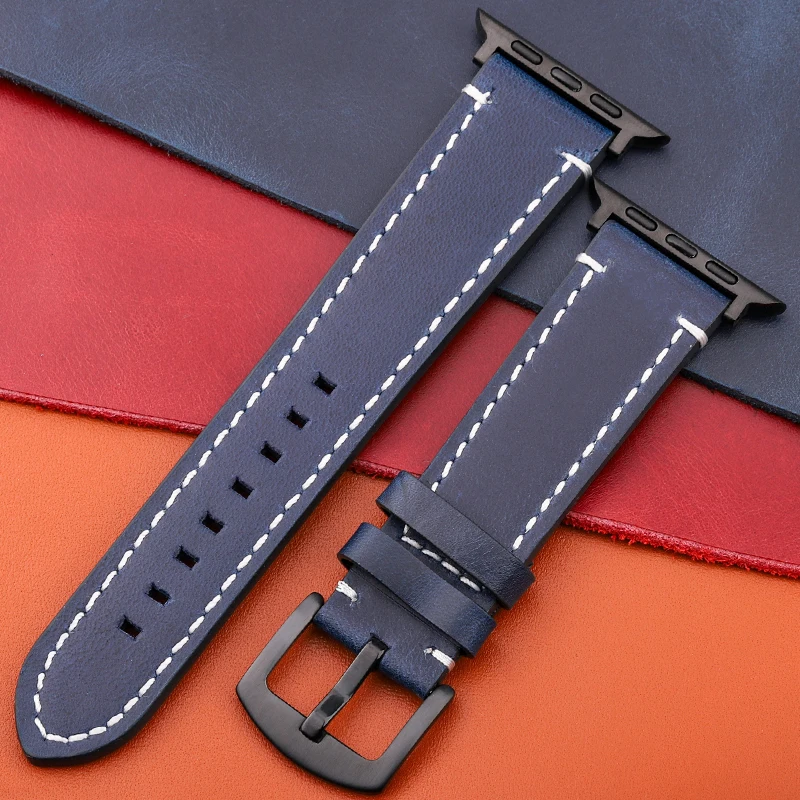Elegant Genuine Leather Watch Strap - Premium Watchband