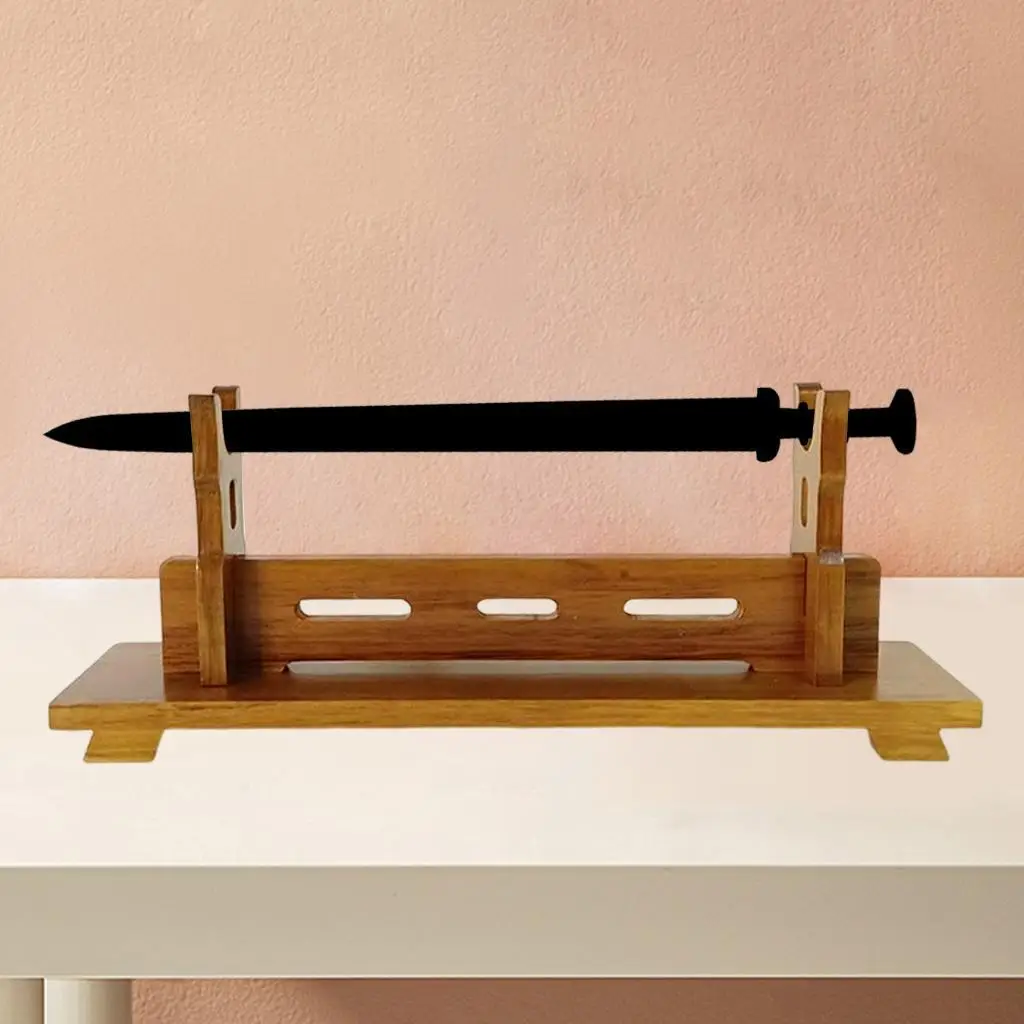 Samurai Sword Display Wood Katana Stand Holder 1 Layer
