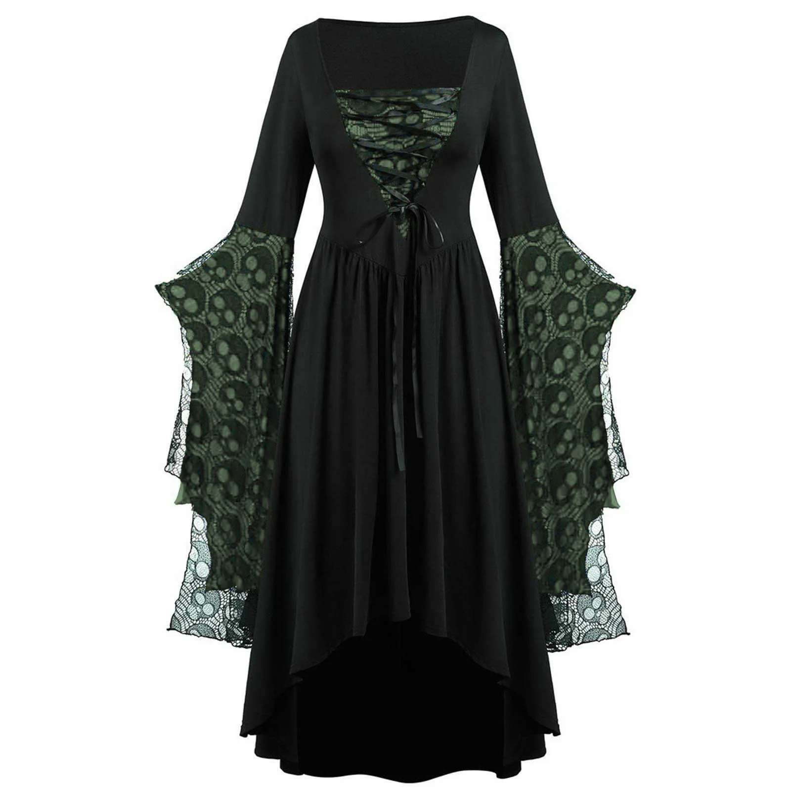 Women’s Skull Lace Strap Dress
