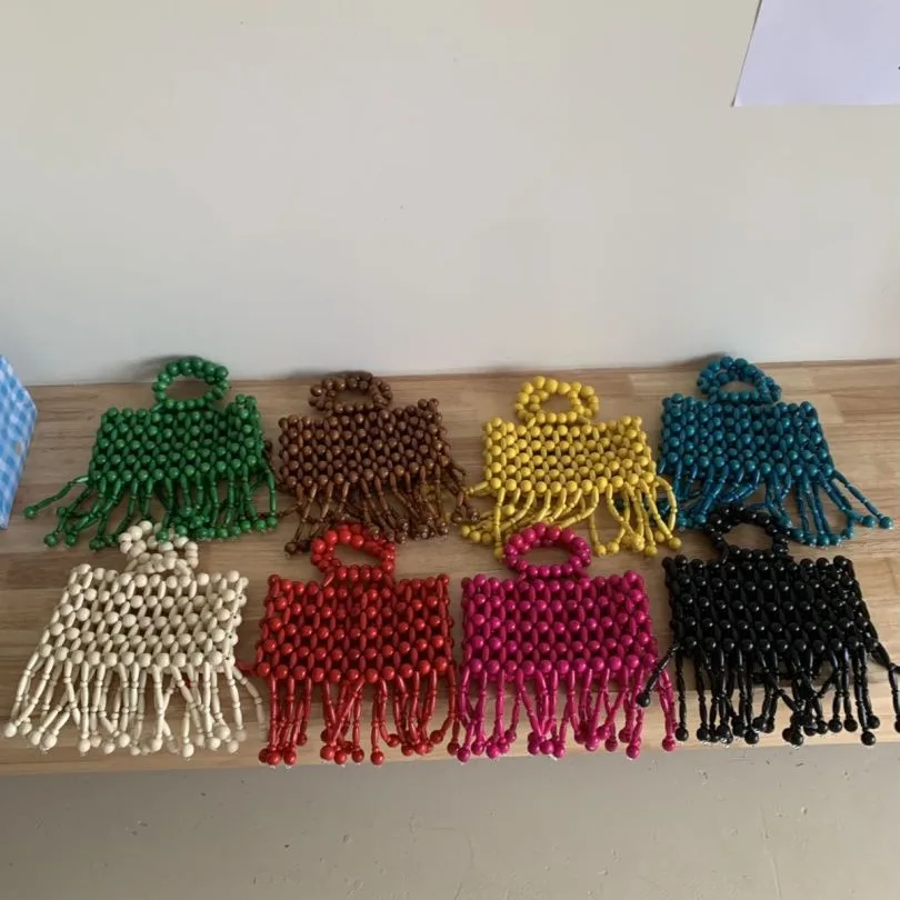 Designer Women Bamboo Handbags Messenger Bags High Quality Ladies Tote Clutch Bag Fashion Female Small Top Handle Beach Bag New