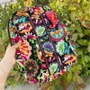 VB limited edition floral double shoulder backpack, pure cotton backpack, travel backpack 2