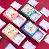 Kawaii Sanrio Kuromi Melody Hangyodon Memo Pad Cute Kitty Stationery Label Notepad Planner Sticker Post School Supplies 1