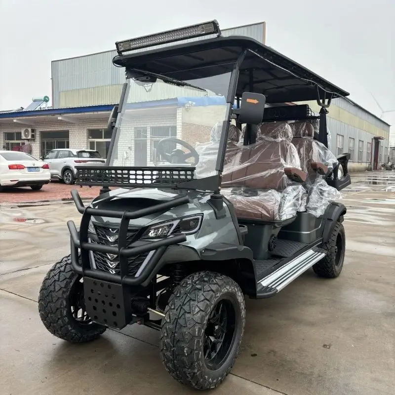 익스트림 디럭스 에디션 72V 리튬 배터리 태양광 4인승 4000W 5000W7000W 오프로드 거리 법적 버기 전기 골프 카트