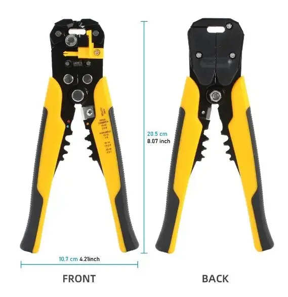 Crimper Cable Cutter Adjustable Automatic Wire Stripper Multifunctional Stripping Crimping Pliers Terminal Hand Tool