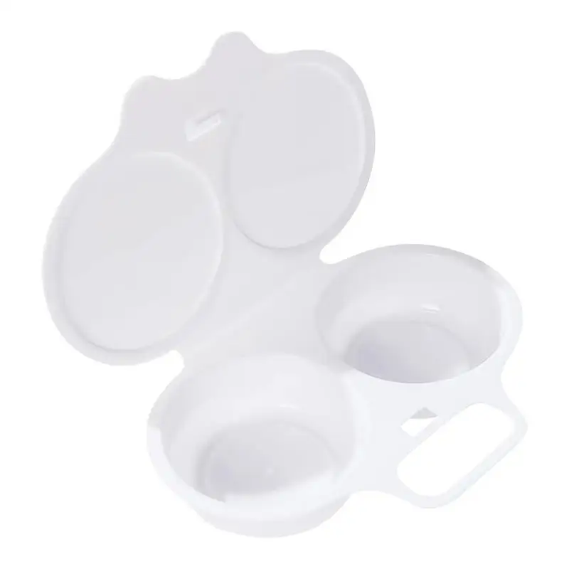 

Microwave Egg Poacher Eggs Poacher Cups Microwave For 2 Eggs Capacity Microwave Egg Boiler Steamer For Home Dishwasher Safe