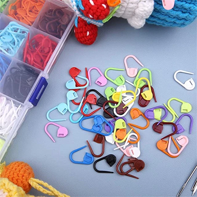 Sewing Knitting Stitch Holder Pin  Marker Safety Pin Knitting - 6pcs  Stitch Colors - Aliexpress