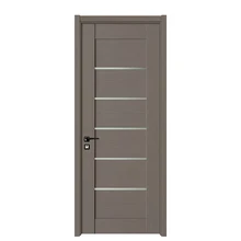  Solid Wooden Door PVC WPC Latest Designs Pictures Panel Interior Room MDF Main Doors for Houses For Bedroom Bathroom 