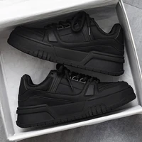 Men's Casual Sports Shoes Thick Bottom Leisure Kitchen Work Shoes Autumn Winter Wear Resistant Synthetic Leather Upper