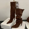 Aneikeh Pointed Toe Knee-High Boots