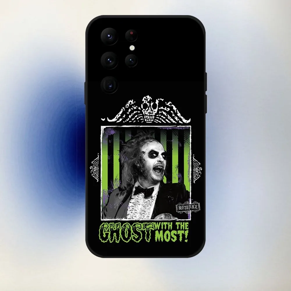 thumbnail image 1 of Movie B-BeetlejuiceS 2 Phone Case For Samsung S24,23,22,30,21,10,9,Ultra,Plus,Lite,FE,5G Black Soft Case, 1 of 5