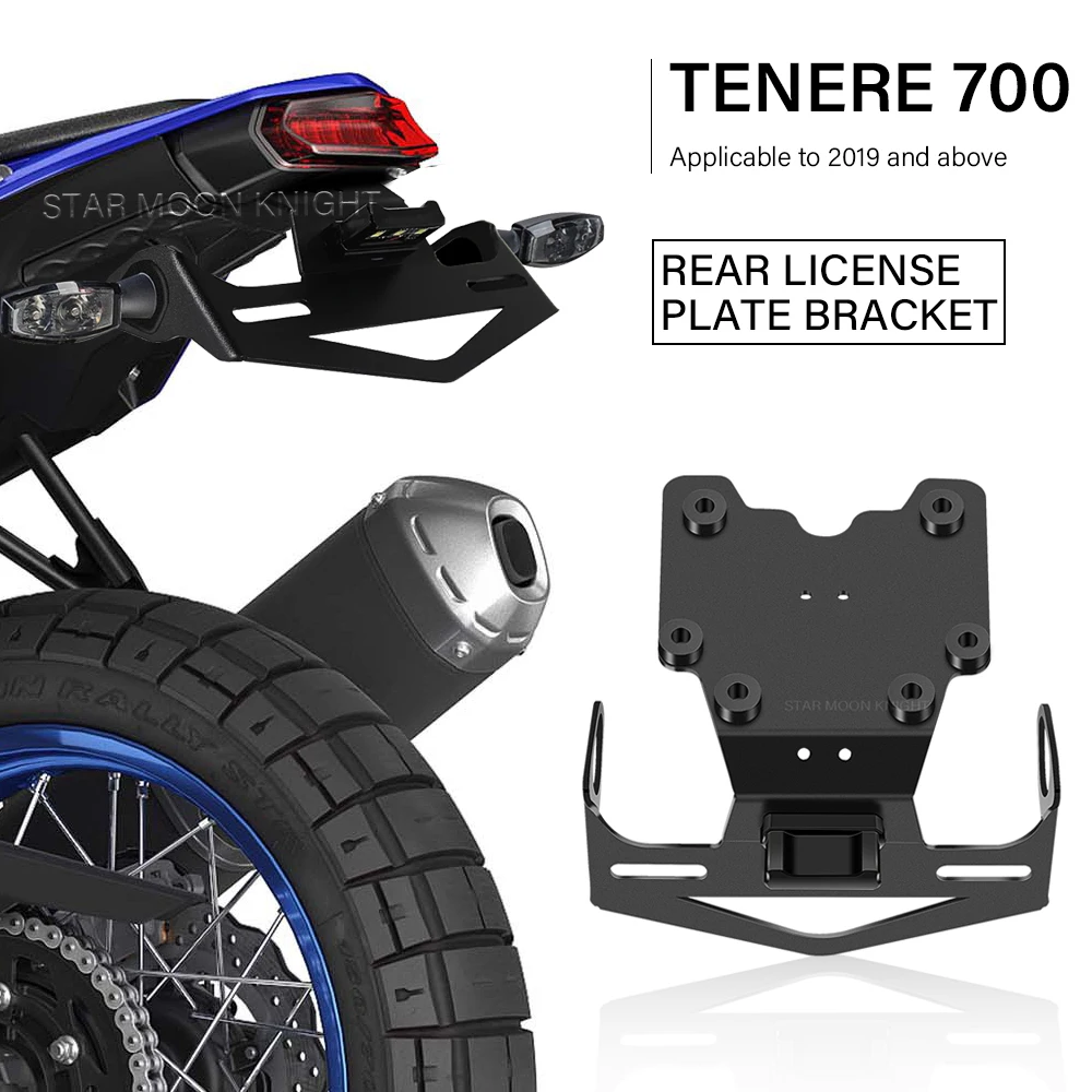 Staffa Porta Targa Posteriore Per Yamaha Tenere 700 Tenere700 T7 T700 Xtz 700 2019 2022 Motos Tail Tidy Fender Eliminator