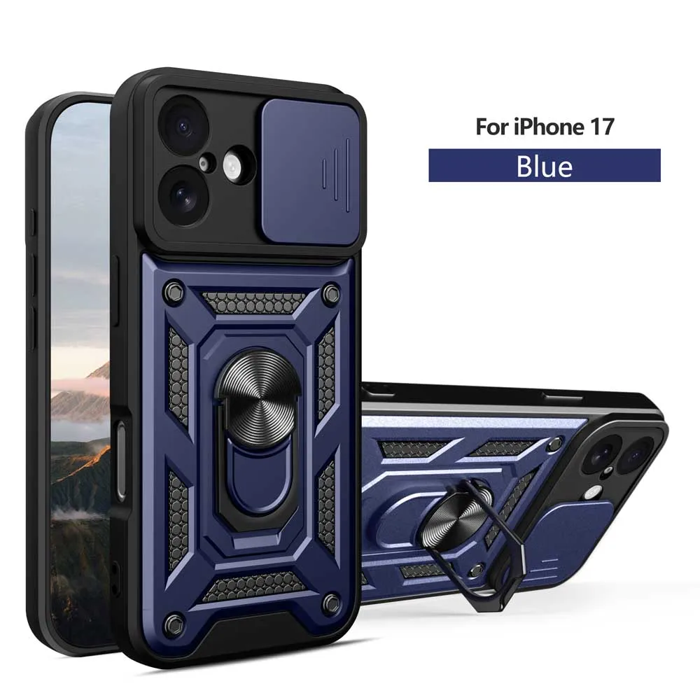 รูปสินค้า เคส iPhone พร้อมฝาปิดเลนส์กล้องแบบเลื่อน