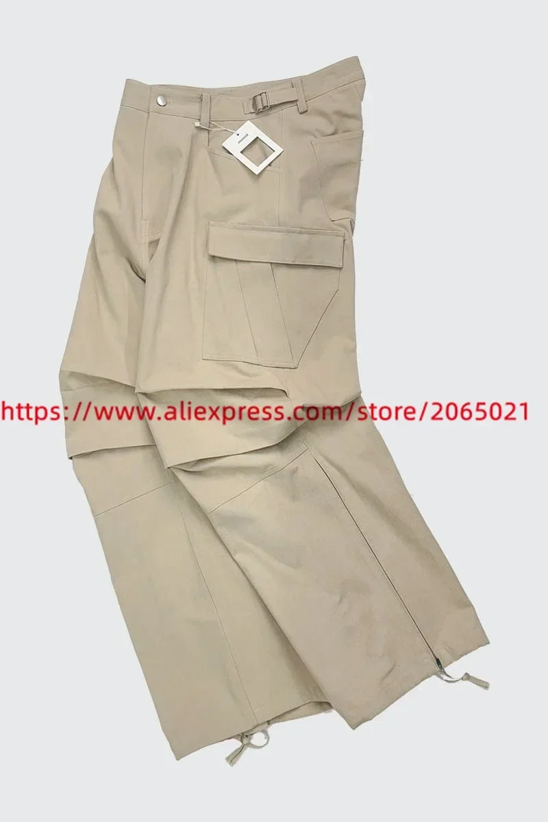 Description Picture 3 of itemNONNOD Side Zip Cargo Pants Jogger Loose Zipper Multi Pocket Workwear Clothing Cargo Overalls Trousers Soft fabric