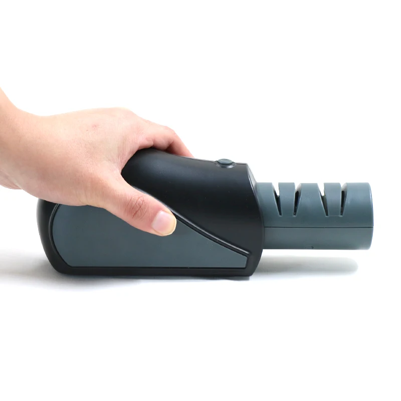 Electric Knife Sharpener Kitchen Knife Sharpening Tool Multifunction Recharging 4 Stages Quick Sharpening Tool Non-slip Base_voghion.com