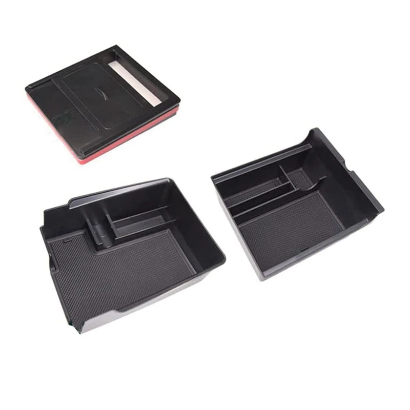 Vassoio Organizer Per Console Centrale Scatola Portaoggetti Per Cassetti Cubby Per Accessori Tesla Model 3 Model Y 2021, 3 Pezzi