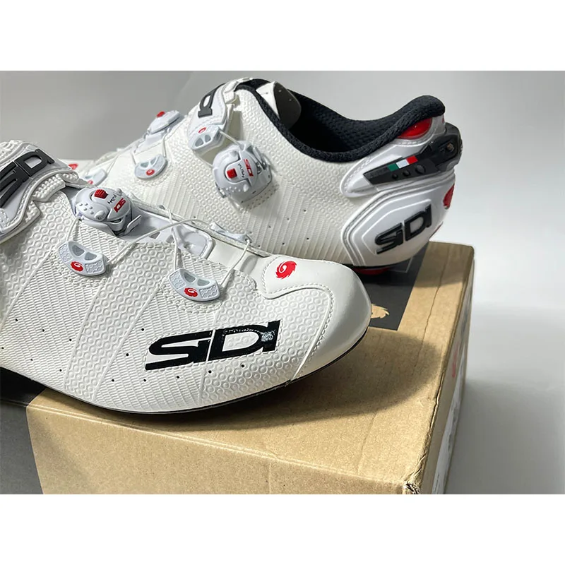 SIDI WIRE 2 Carbon Cycling Shoes Men Road Bicycle Shoes Anti-slip Breathable Triathlon Athletic Sneakers Cleat shoes · v2