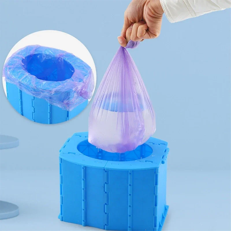 Children's Outdoor Portable Folding Toilet Men's and Women's Baby Car Emergency Toilet Travelling Urinal Potty 2