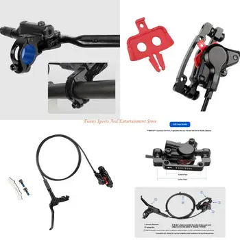 Freni a disco per biciclette professionali C4DE Pinza freno a disco idraulica resistente agli agenti atmosferici