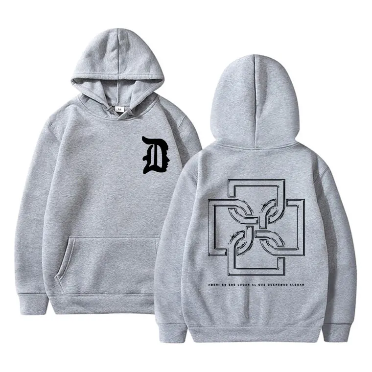 Rapper Duki Merch Hoodie Unisex Casual Fleece Cotton Pullover Male Trend Hoodies Men Women Fashion Hip Hop Oversized Streetwear 5