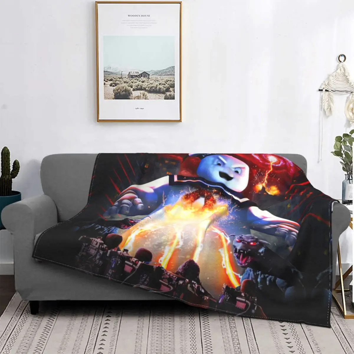 Ghostbusters Afterlife Birthday Cartoon For Fans Blankets Flannel