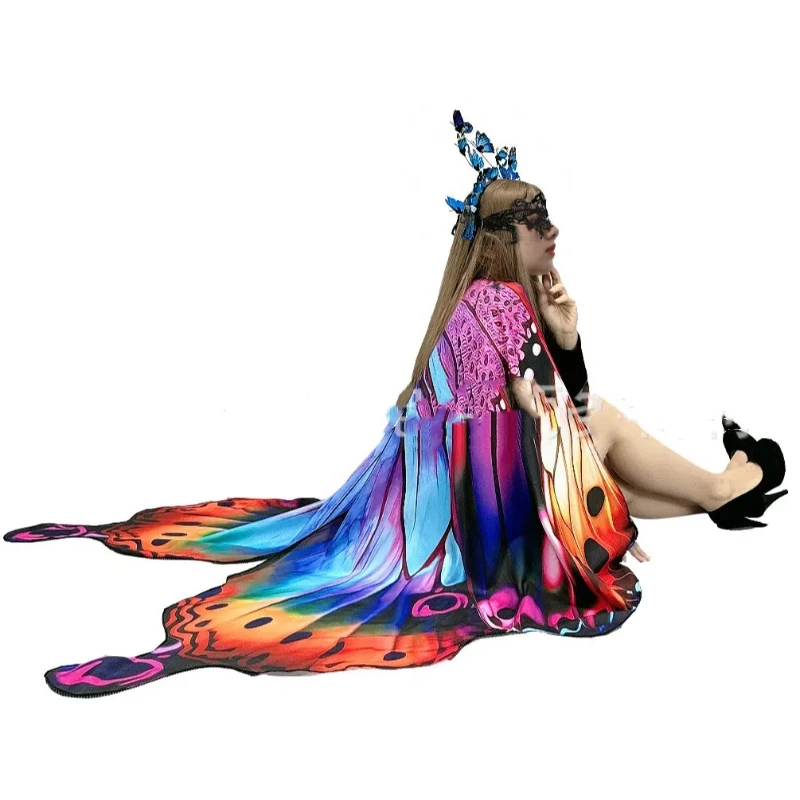 Butterfly Wings Adult Women Butterfly Wings Shawl Halloween Costumes Adult Butterfly Fairy Costume Halloween Butterfly Costume