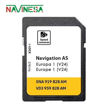 Accessori GPS per VW Passat B8 dal 2014 Discover Media AS V24 Navigazione GPS Mappa UE GEN2 5NA919828AM 2026 Scheda SD di Navigazione 32GB