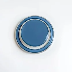 Magnetic Folding Phone Grip and Stand with Ring Support (Blue)